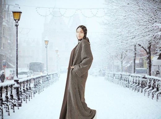 sachin and babi light blue dress Winter Collection  Bazar Al Haya