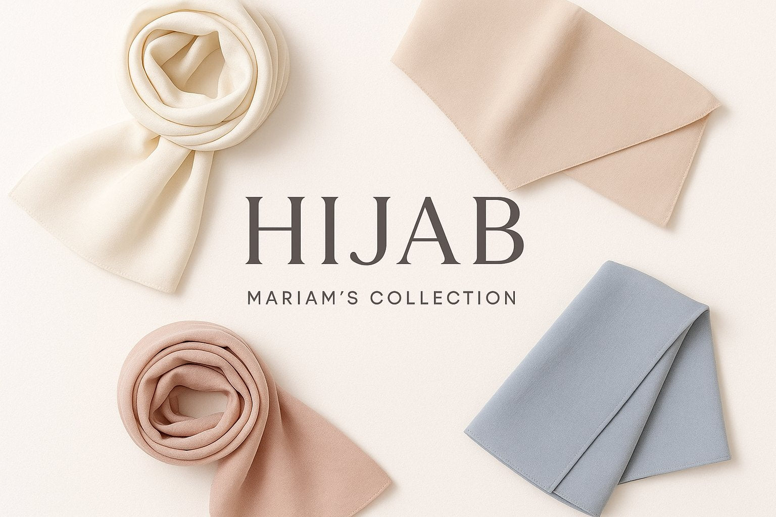 Buy hijabs online — chiffon, cotton, silk and jersey headscarves