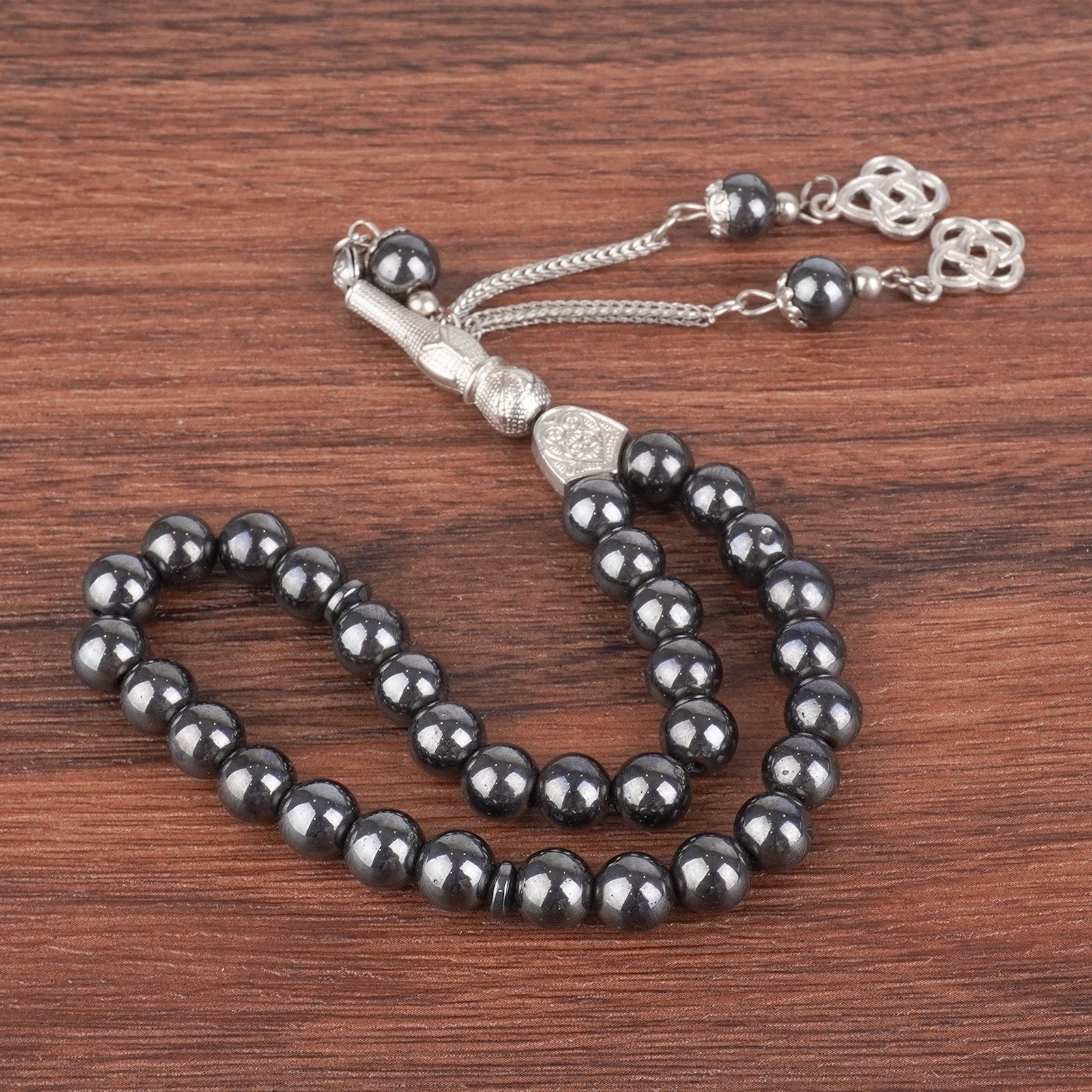 33 Bead Black Obsidian Tasbeeh(MR084)