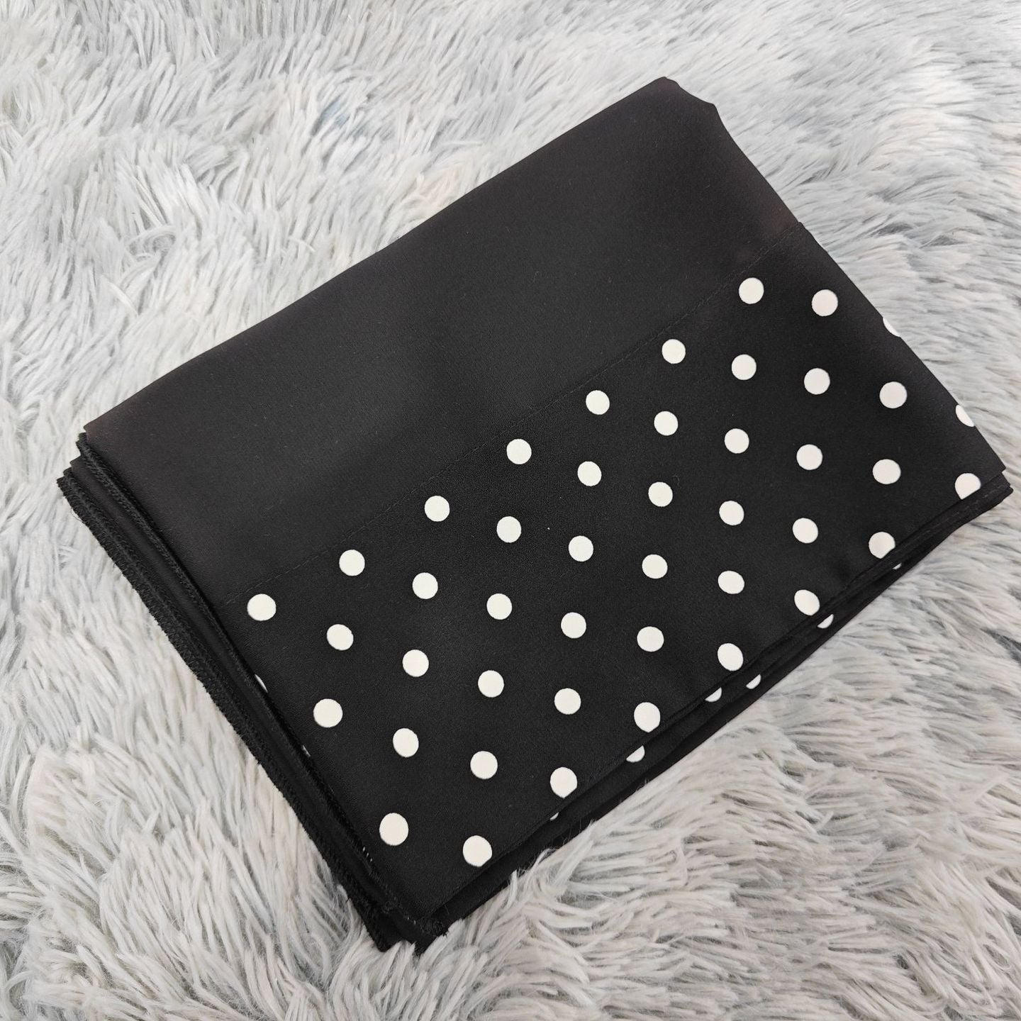Polka Dot & Lace Panel Open Abay(MOA335)
