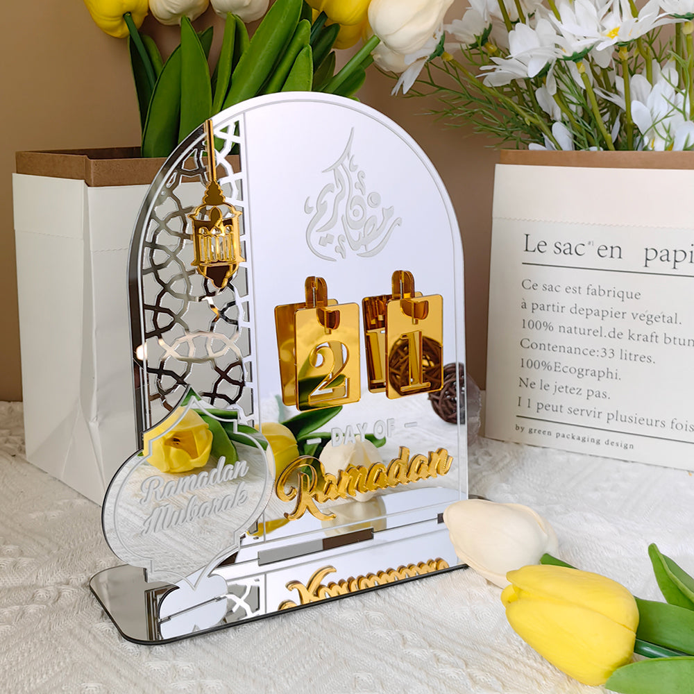 Creative Ramadan Countdown Acrylic Ornament (MAC381)
