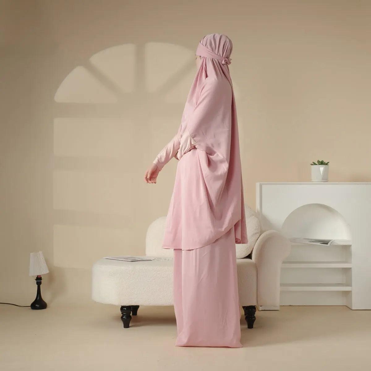 MJ003 Nida 2-Piece Set Jilbab with Modal Cuff Mariam's Collection