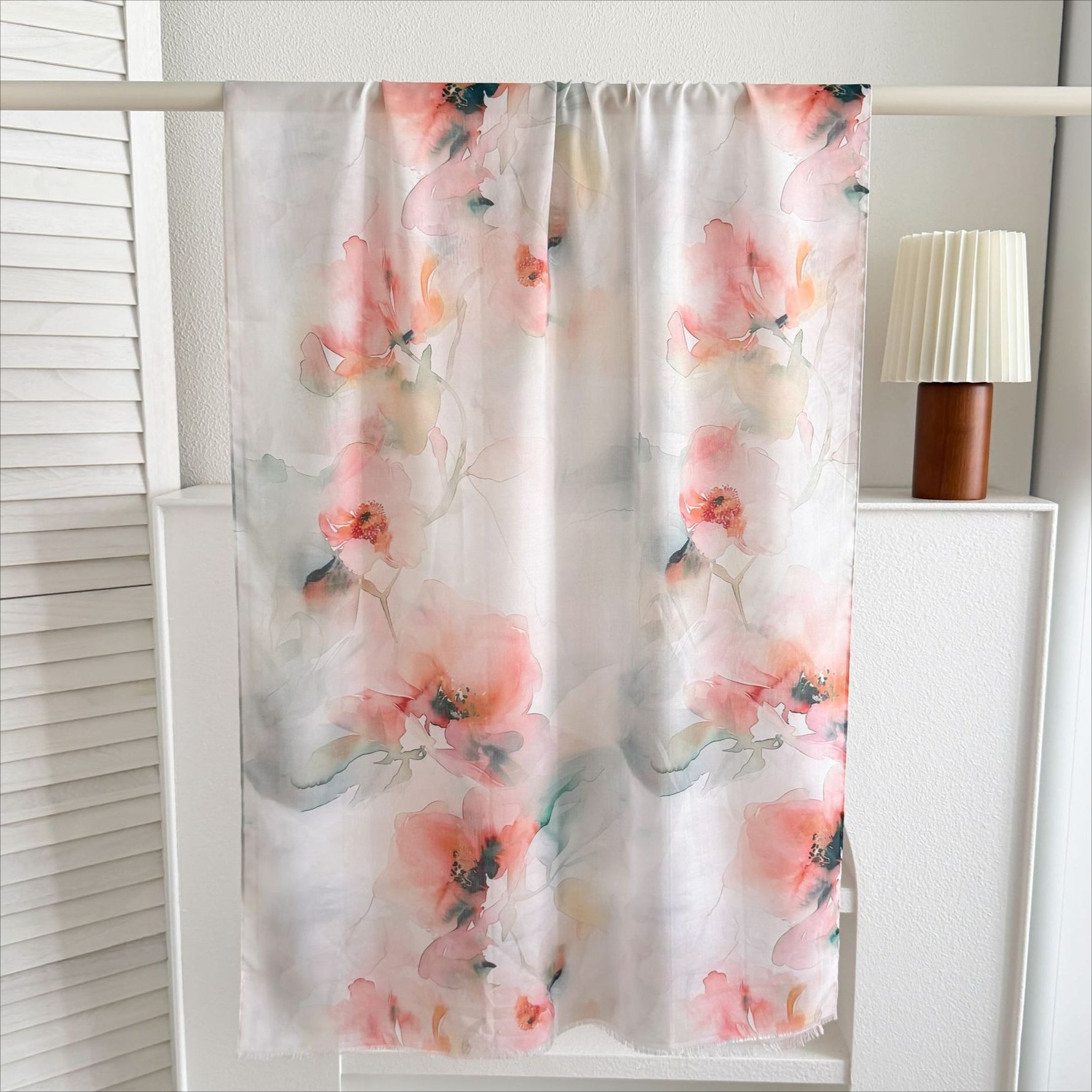 Watercolour & Tie-Dye Print Lightweight Hijab Scarf(MH257)