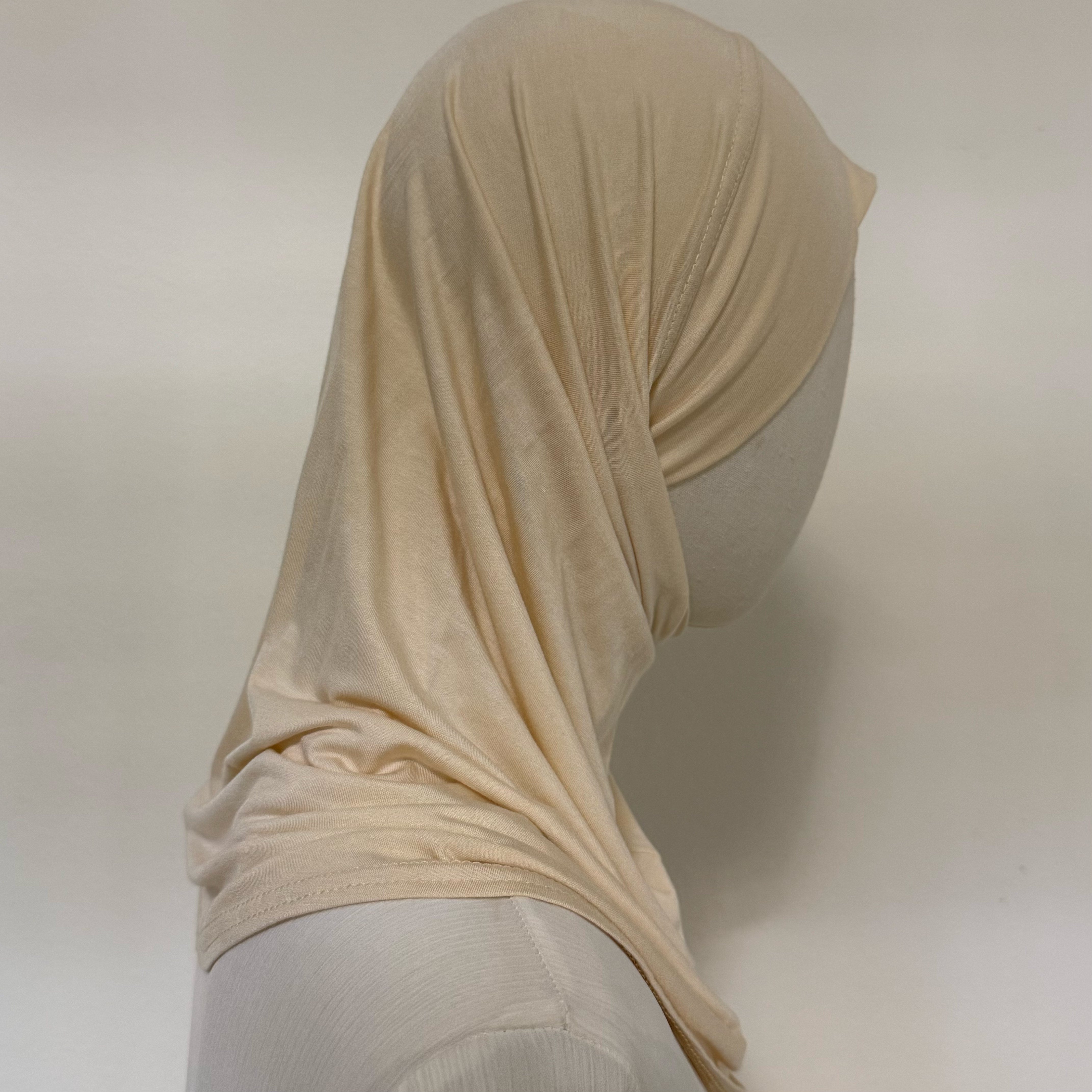 Premium Cotton Modal Hijab Undercap — Tie-Strap & Sports Friendly (MH223)