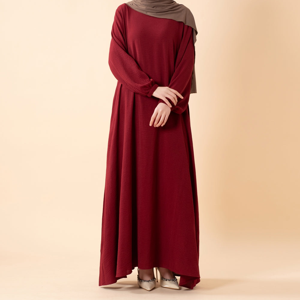 Essential Flow Crepe Maxi Dress with Pockets (MA385)