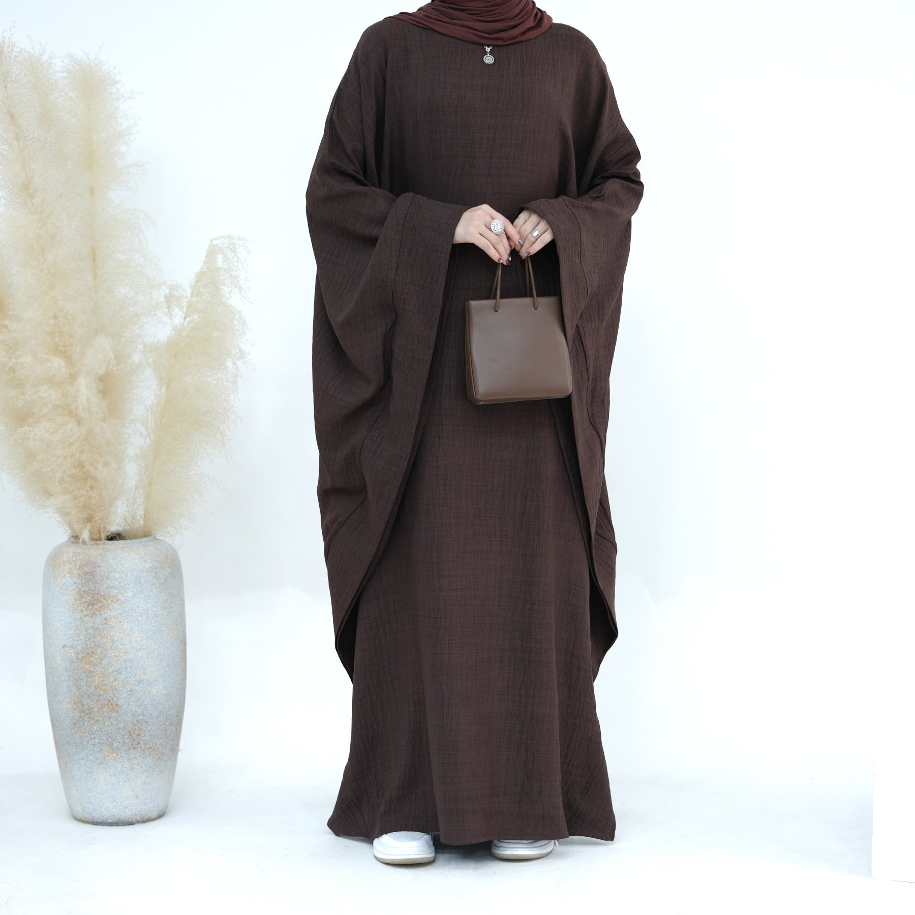 Archive Piece Batwing Sleeve Farasha Abaya - MP011 (Size 2 Only)