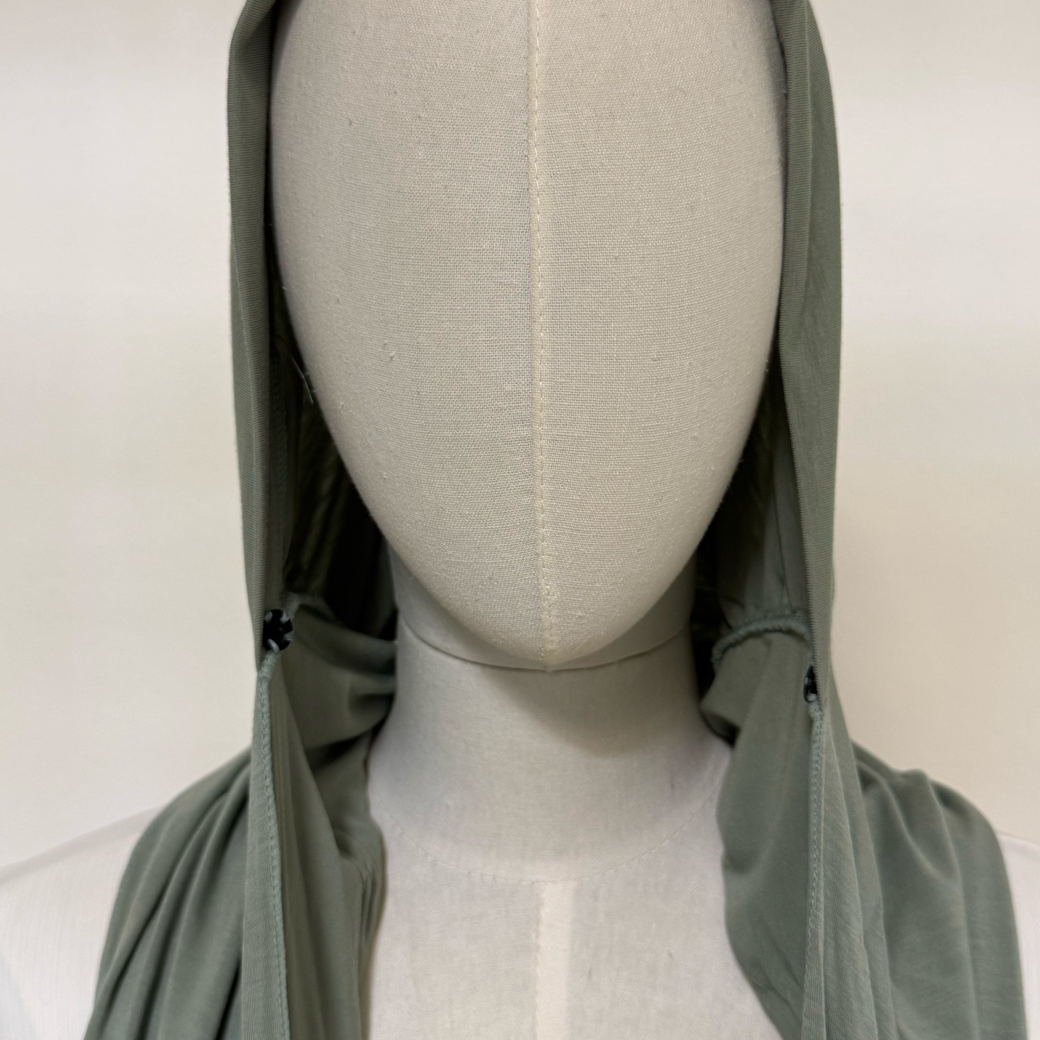 Instant Hijab | Snap-Close, Ohrhörer-freundlich, Baumwoll-Modal (MH225)