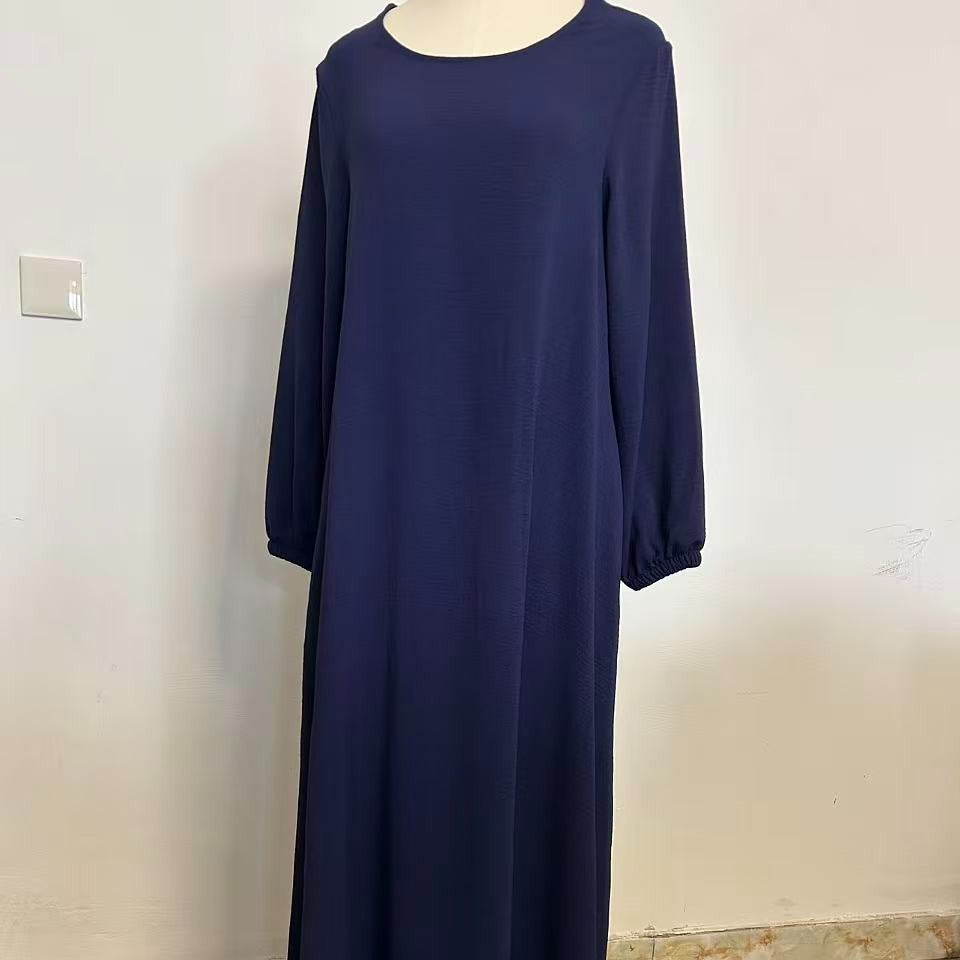 Essential Flow Crepe Maxi Dress with Pockets(MA385)