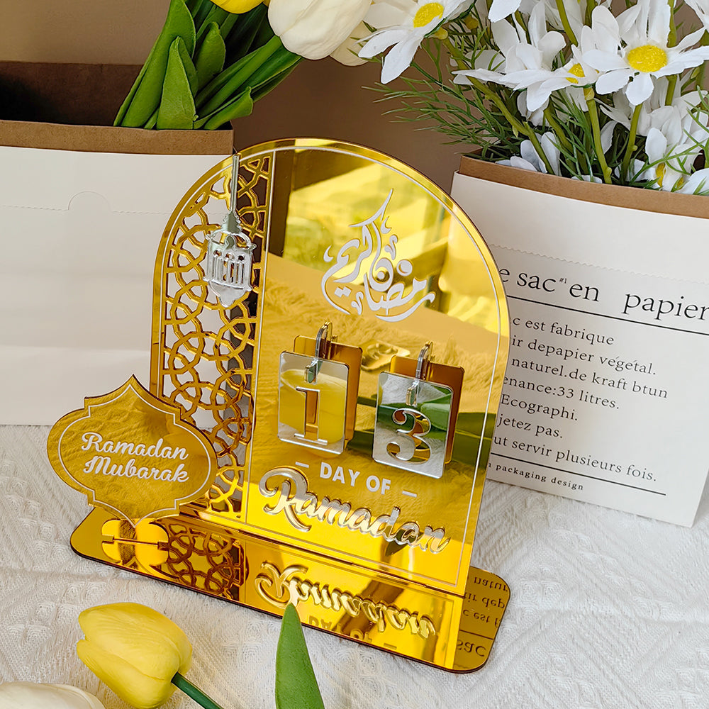 Creative Ramadan Countdown Acrylic Ornament (MAC381)