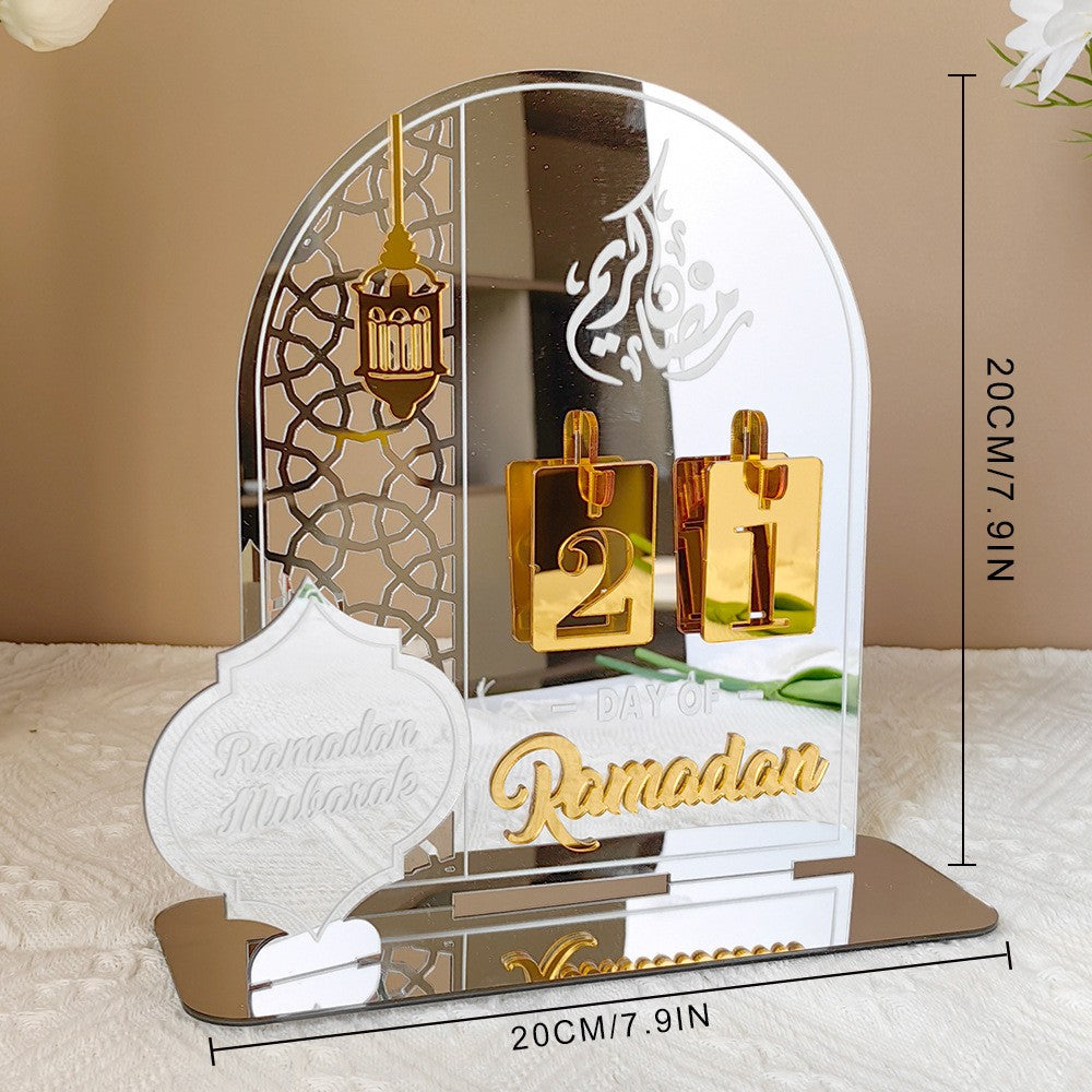 Creative Ramadan Countdown Acrylic Ornament (MAC381)