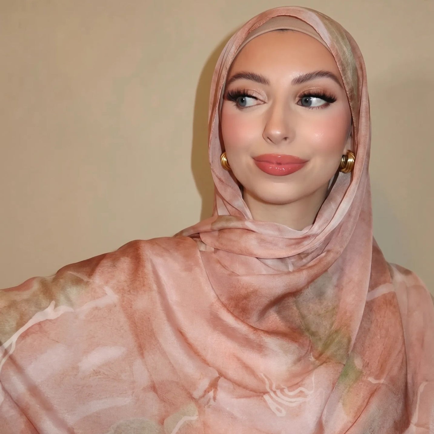 Watercolour Wash Hijab Scarf(MH240)