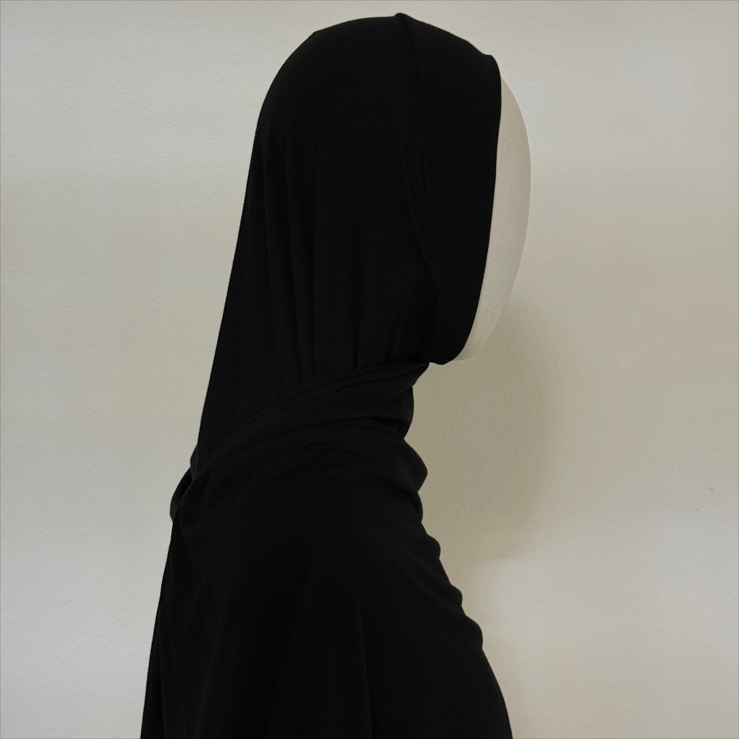 Cotton Modal Long Tail Hijab – Non-Slip, Breathable Instant Hijab (MH226)