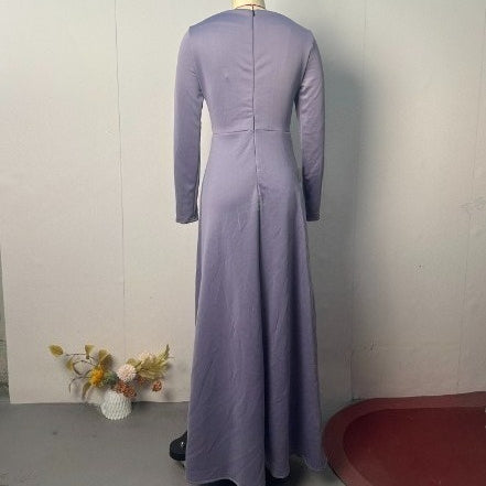 Elegant Long Sleeve Modest Gown(MS297)