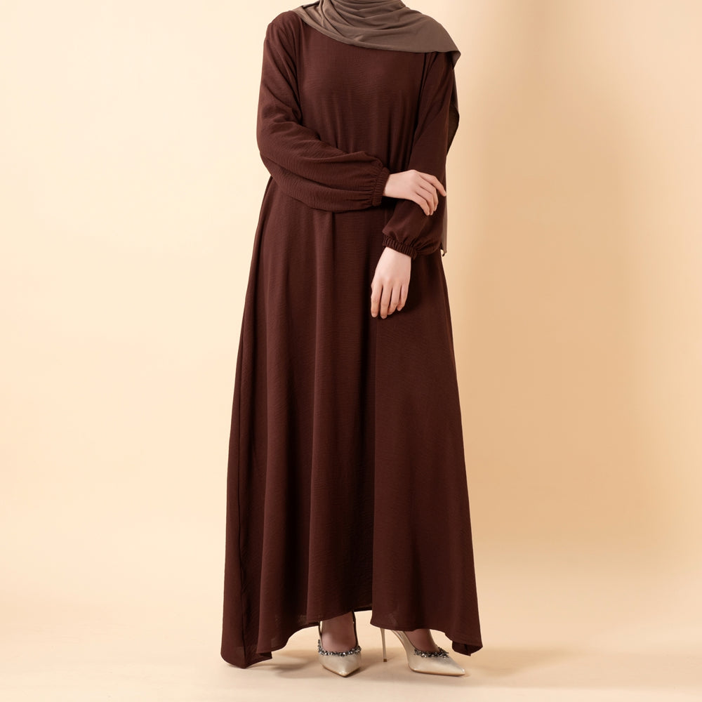 Essential Flow Crepe Maxi Dress with Pockets (MA385)