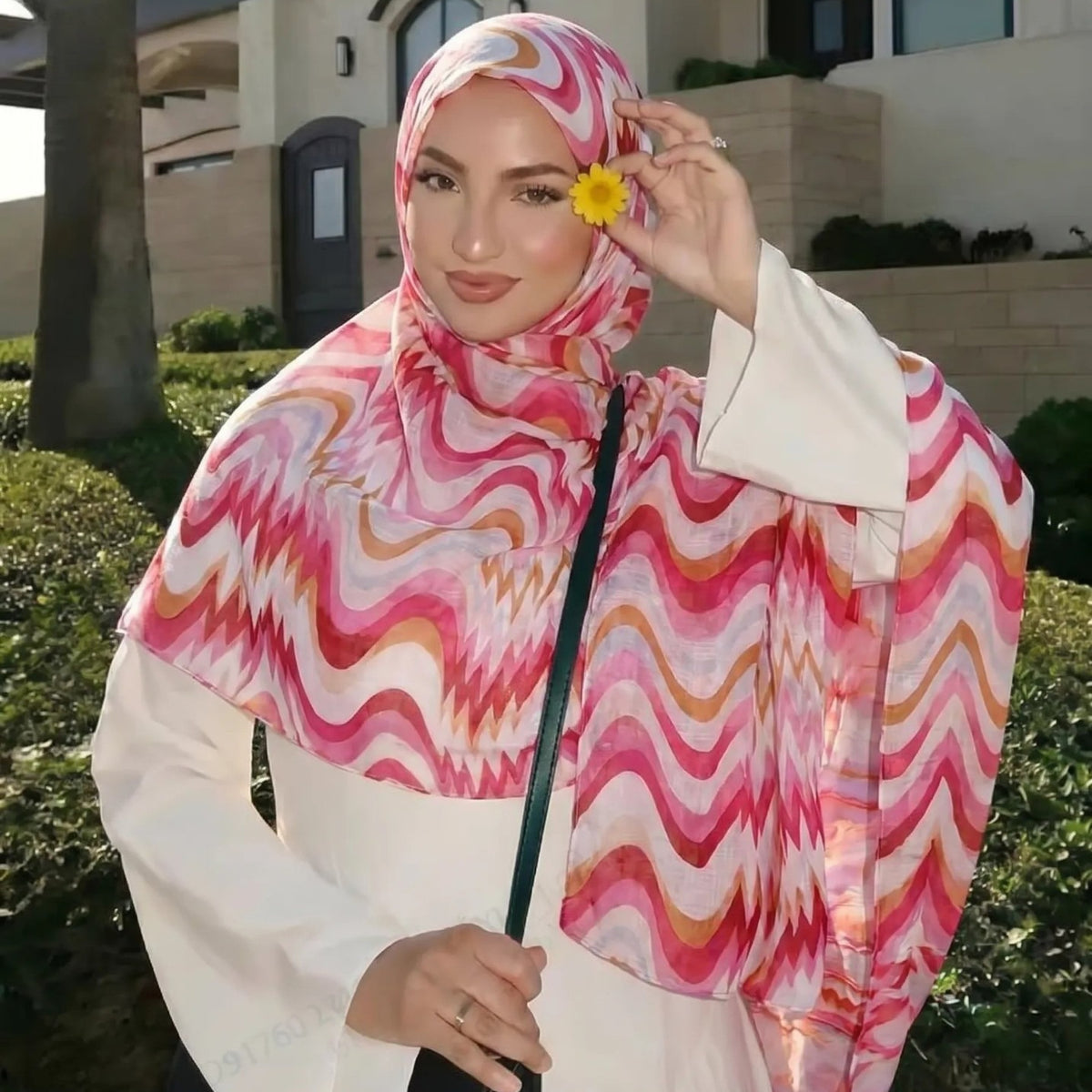 Gradient Wave Print Hijab(MH261)