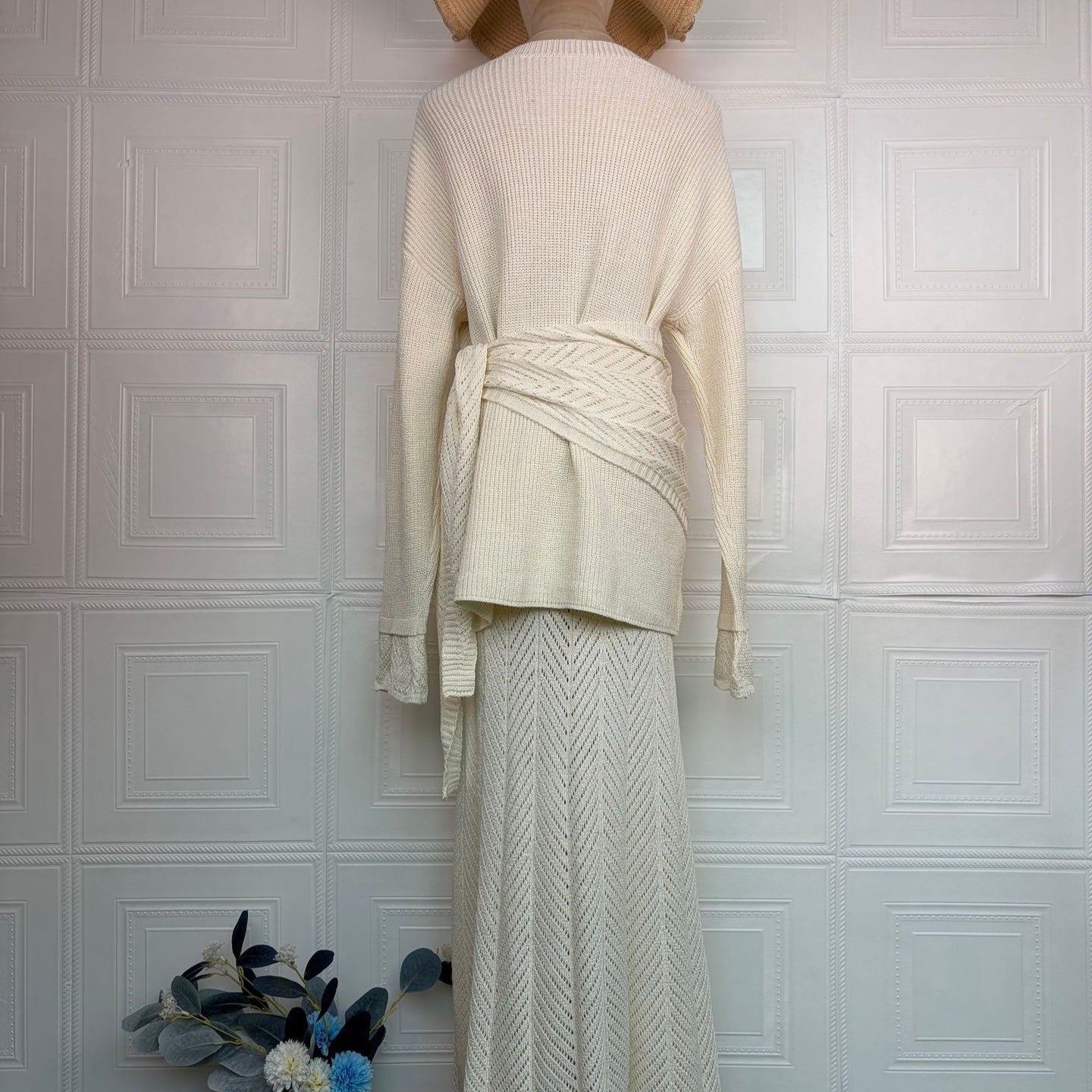 Open-Knit Three-Piece Set(MS524)