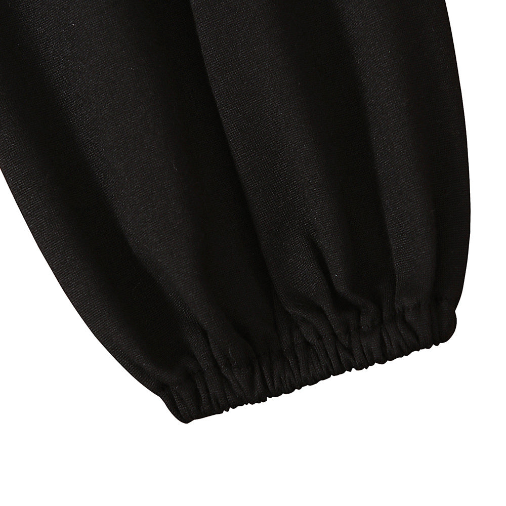 Girls Patchwork Floral Kid Abaya 2-Piece Set(MKG012)