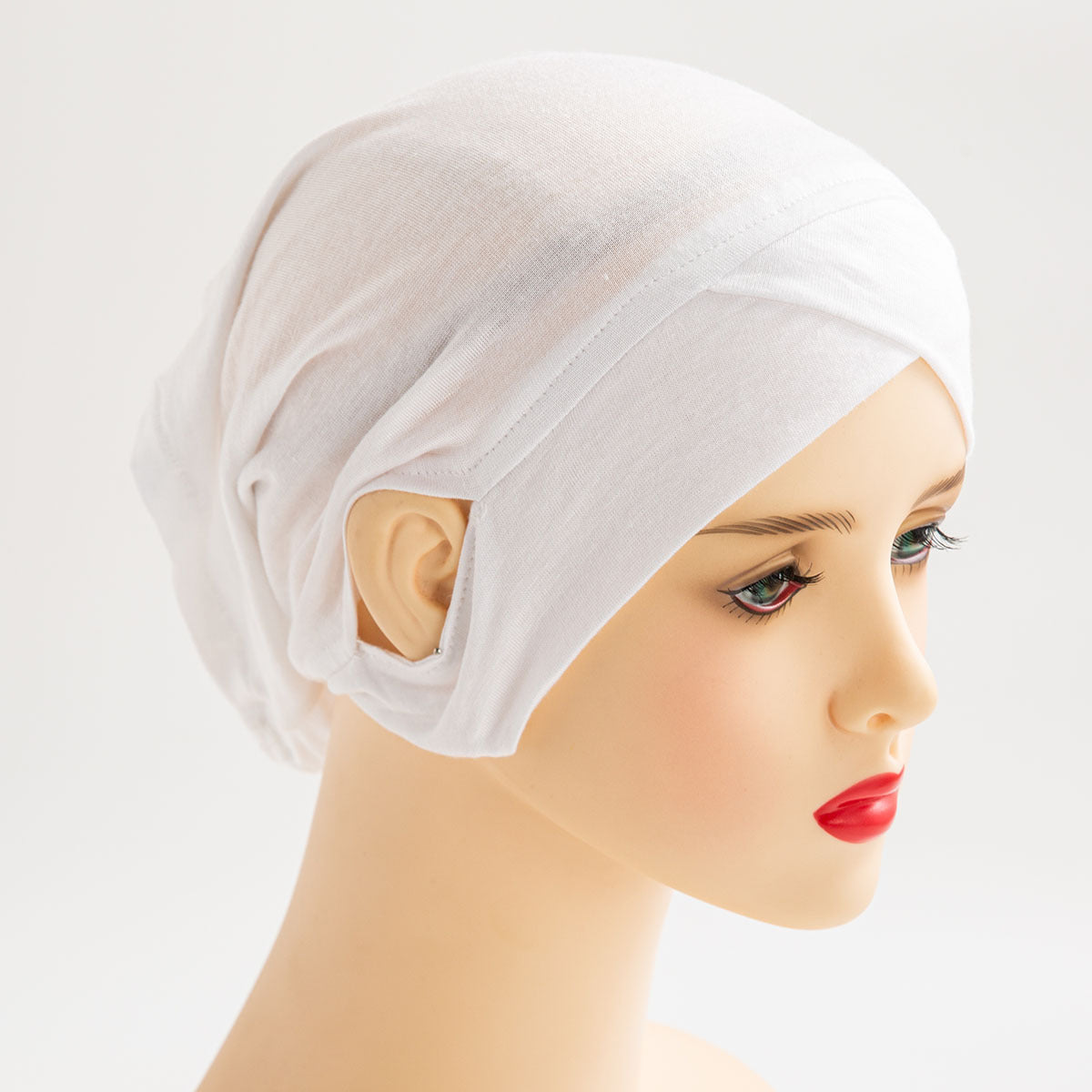 High Stretch Mercerized Cotton Ear-Exposing Inner Cap(MH203)