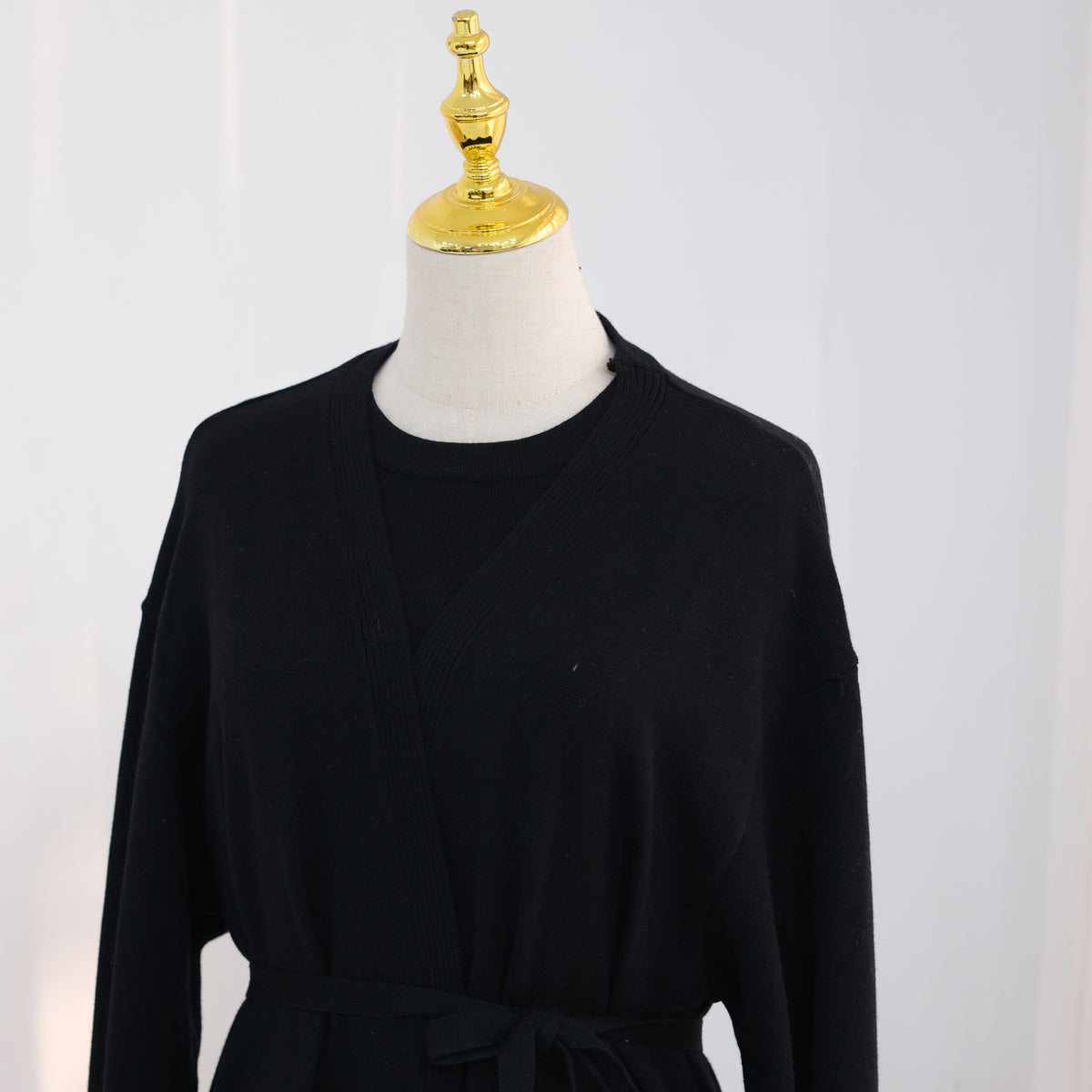 Solid Knit Top & Pants Set(MOA350)