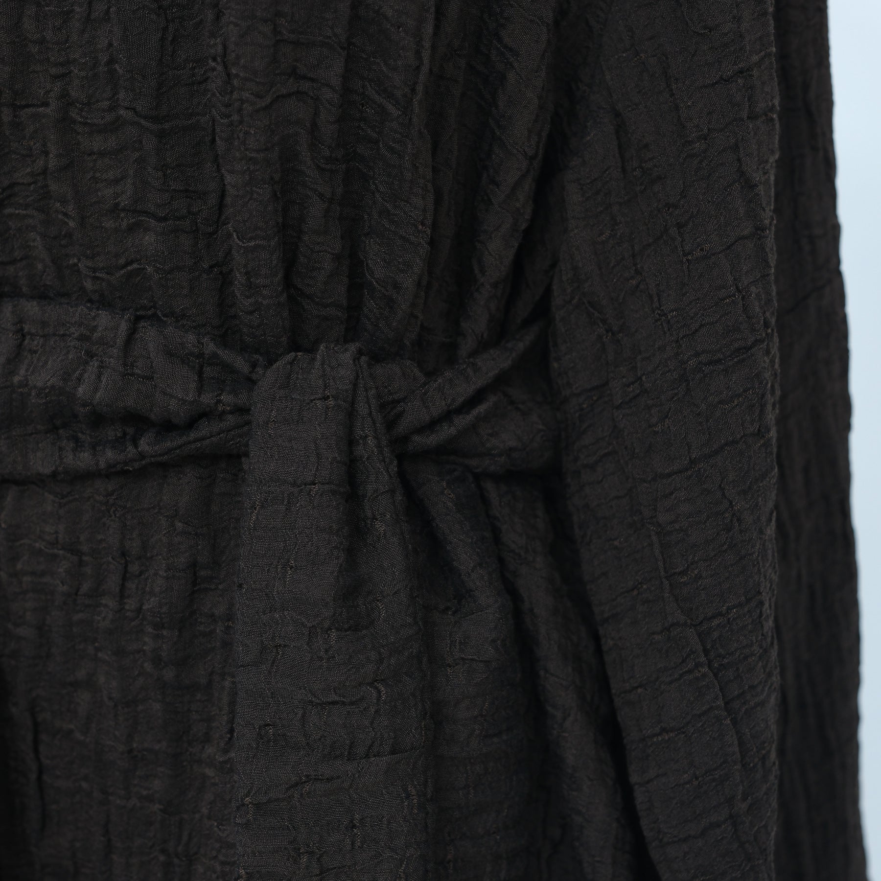 Textured Jacquard Abaya with Batwing Cardigan & Belt(MOA281)