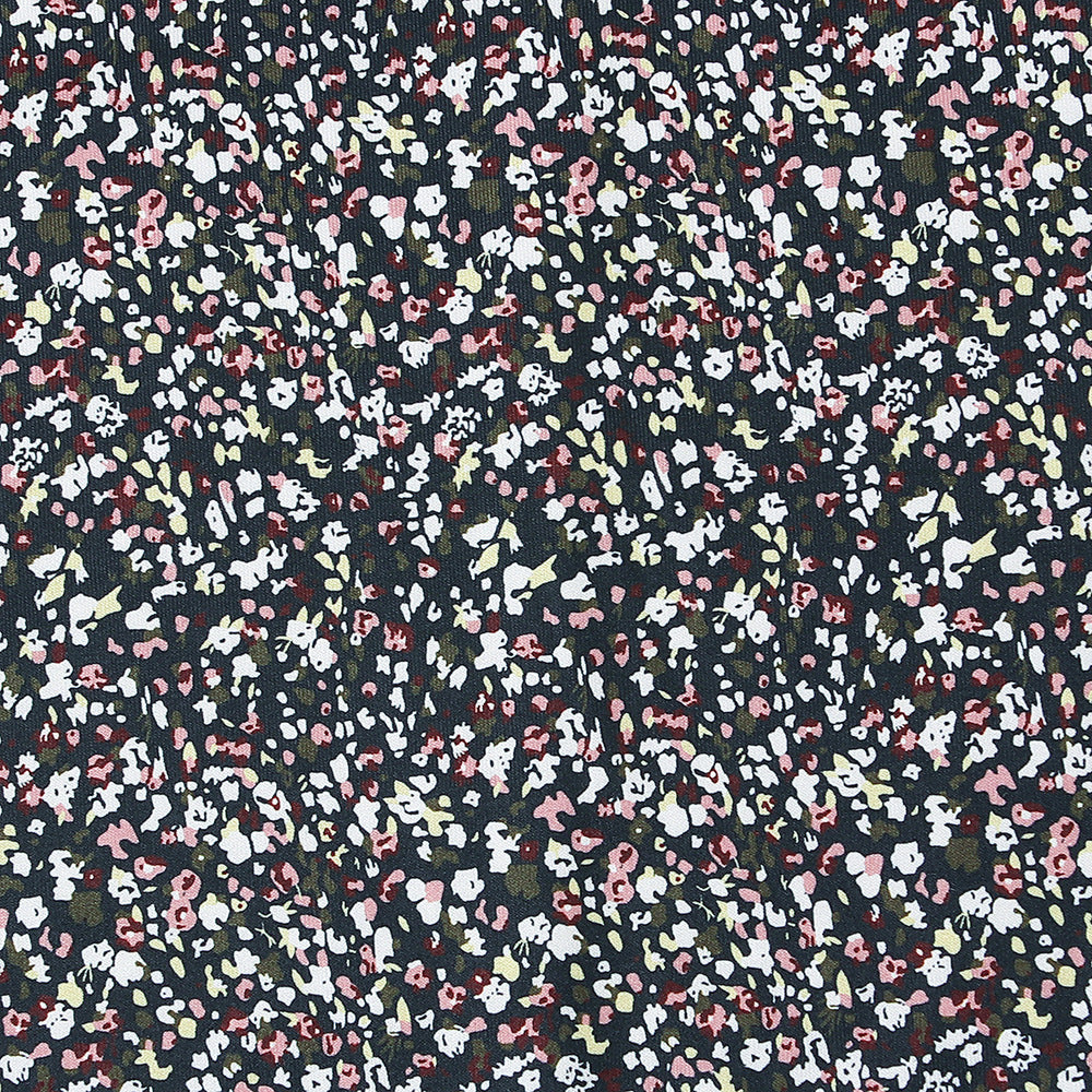 Girls Patchwork Floral Kid Abaya 2-Piece Set(MKG012)