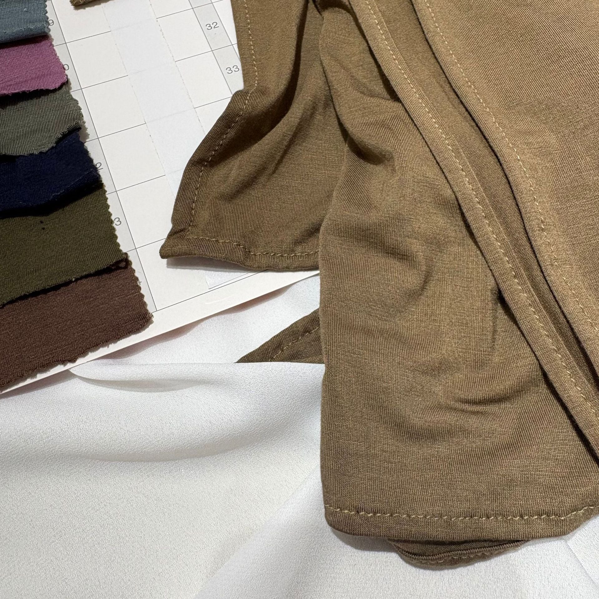 Bamboe Jersey Hijab Sjaal (MH255)