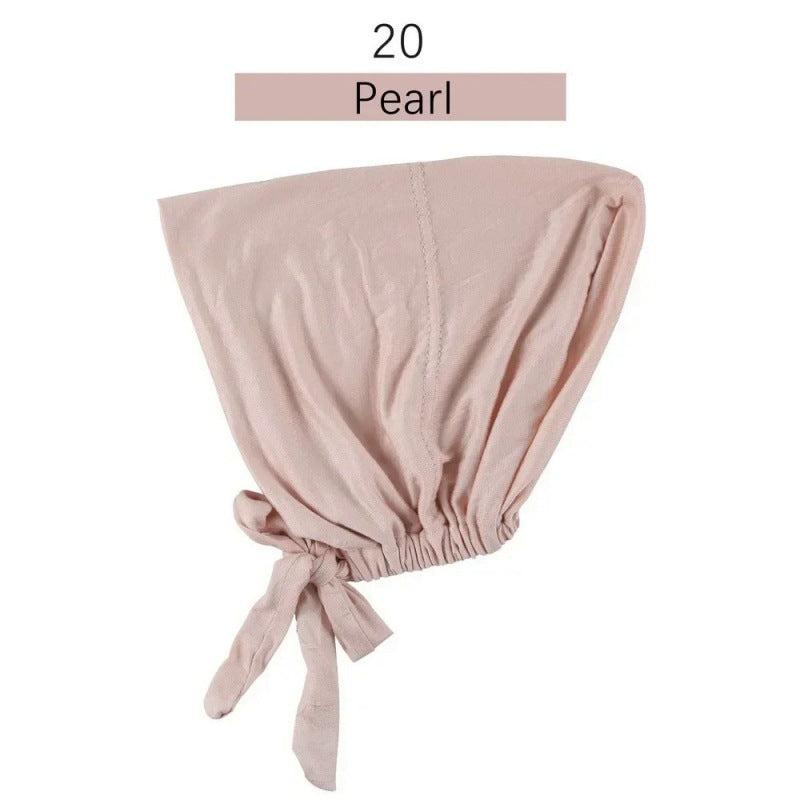 Modal Tie-Back Under Cap | Adjustable Hijab Bonnet(MH200)