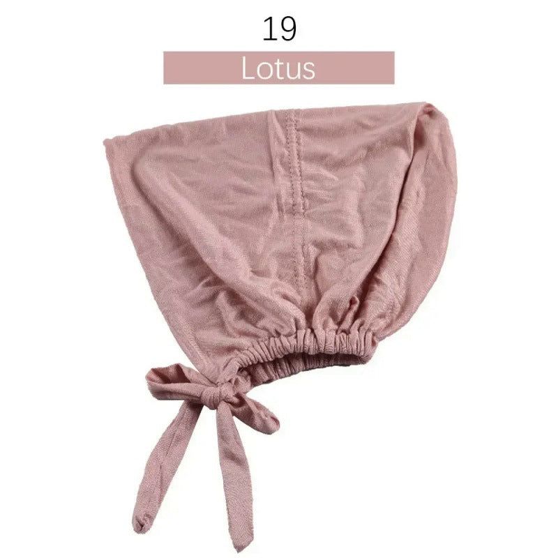 Modal Tie-Back Under Cap | Adjustable Hijab Bonnet(MH200)
