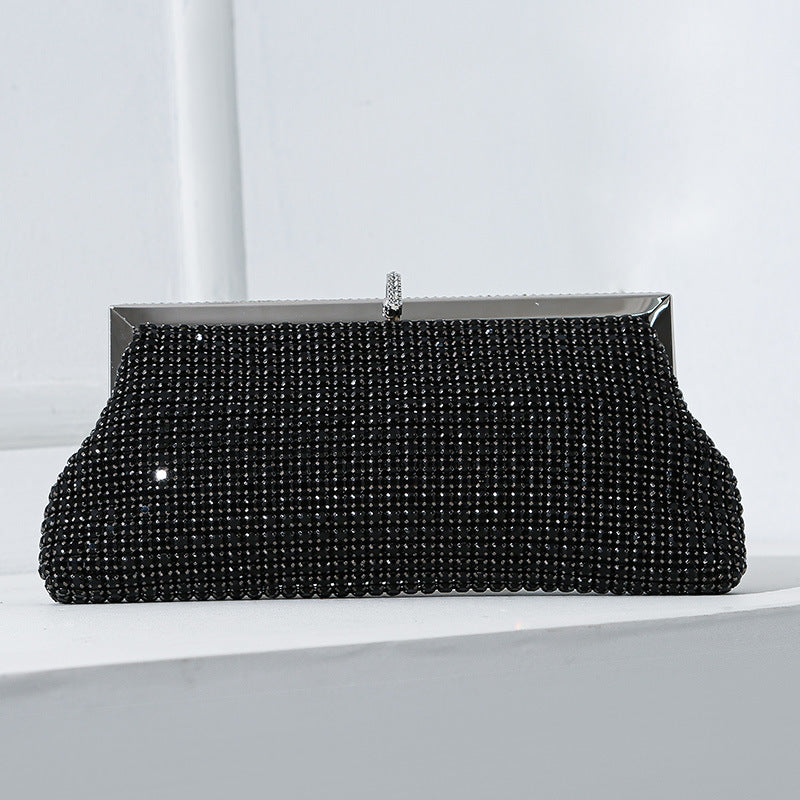 Handmade Rhinestone Crystal Evening Clutch Bag – Luxury Sparkling Party Handbag (MAC487)