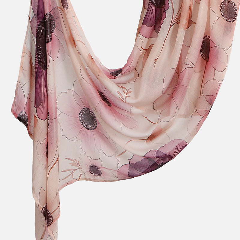 Double-Sided Digital Print Hijab(MH260)