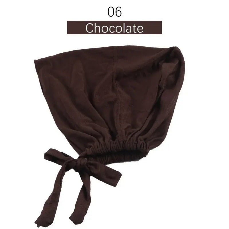Modal Tie-Back Under Cap | Adjustable Hijab Bonnet(MH200)