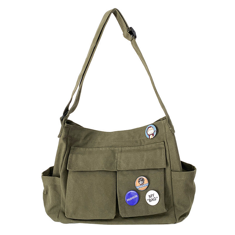 Spacious Multi-Pocket Shoulder Tote(MAC465)