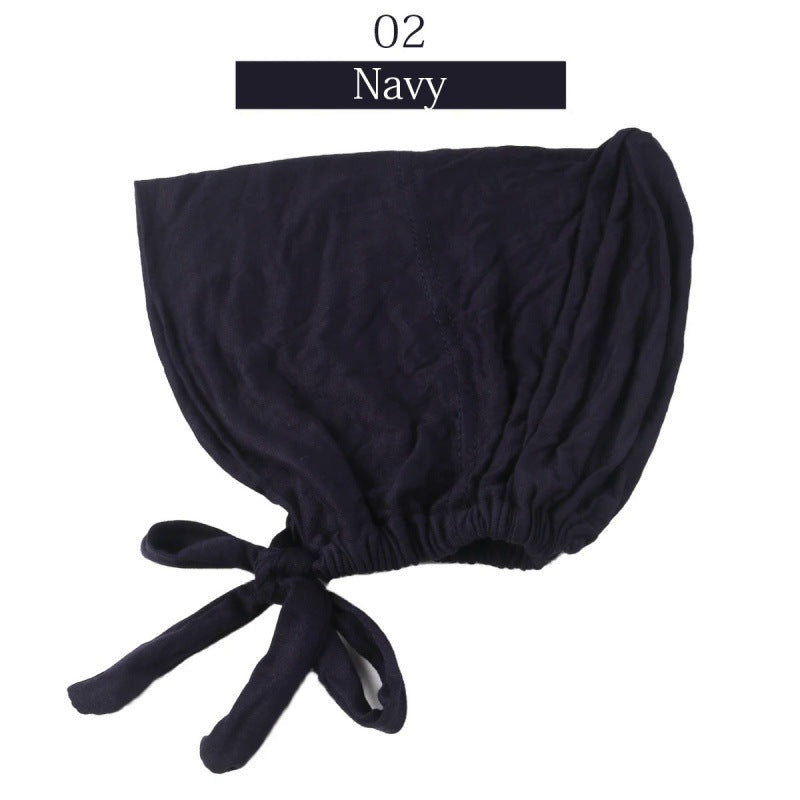Modal Tie-Back Under Cap | Adjustable Hijab Bonnet(MH200)
