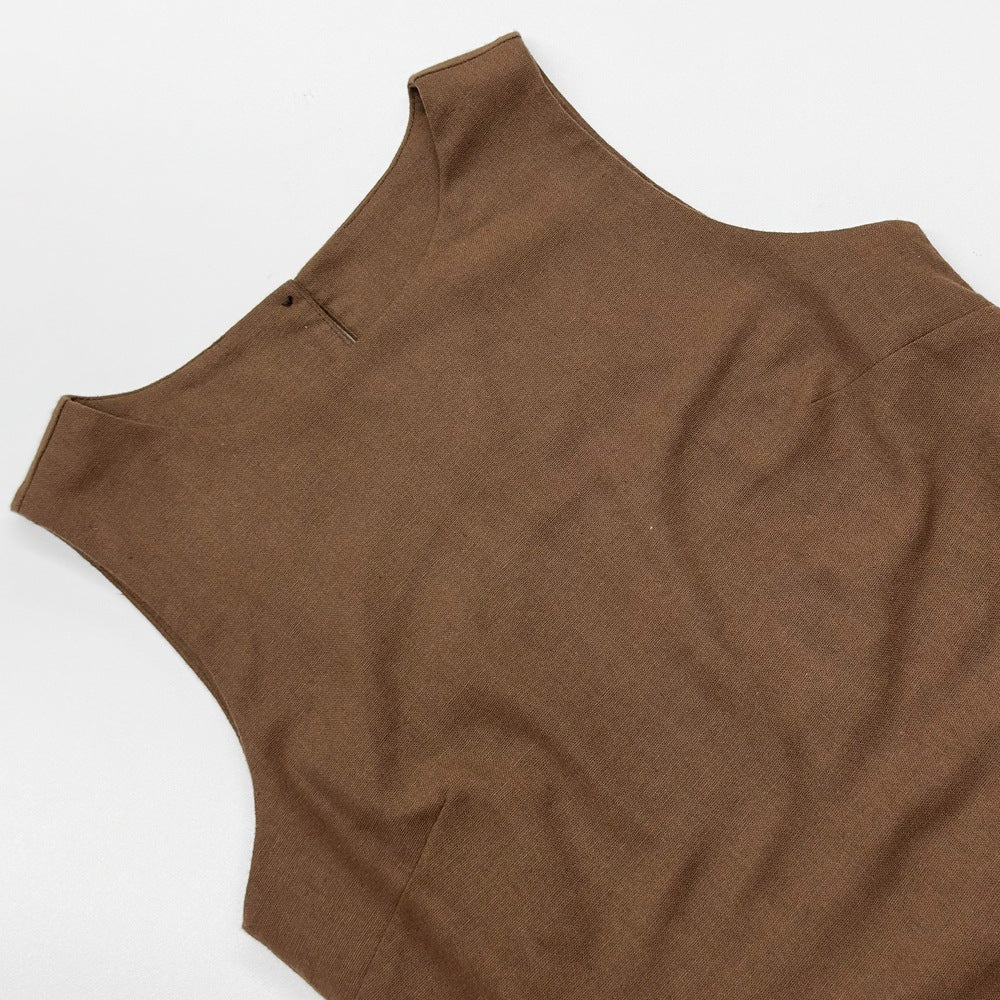 Cotton Sleeveless Midi Dress(MS500)