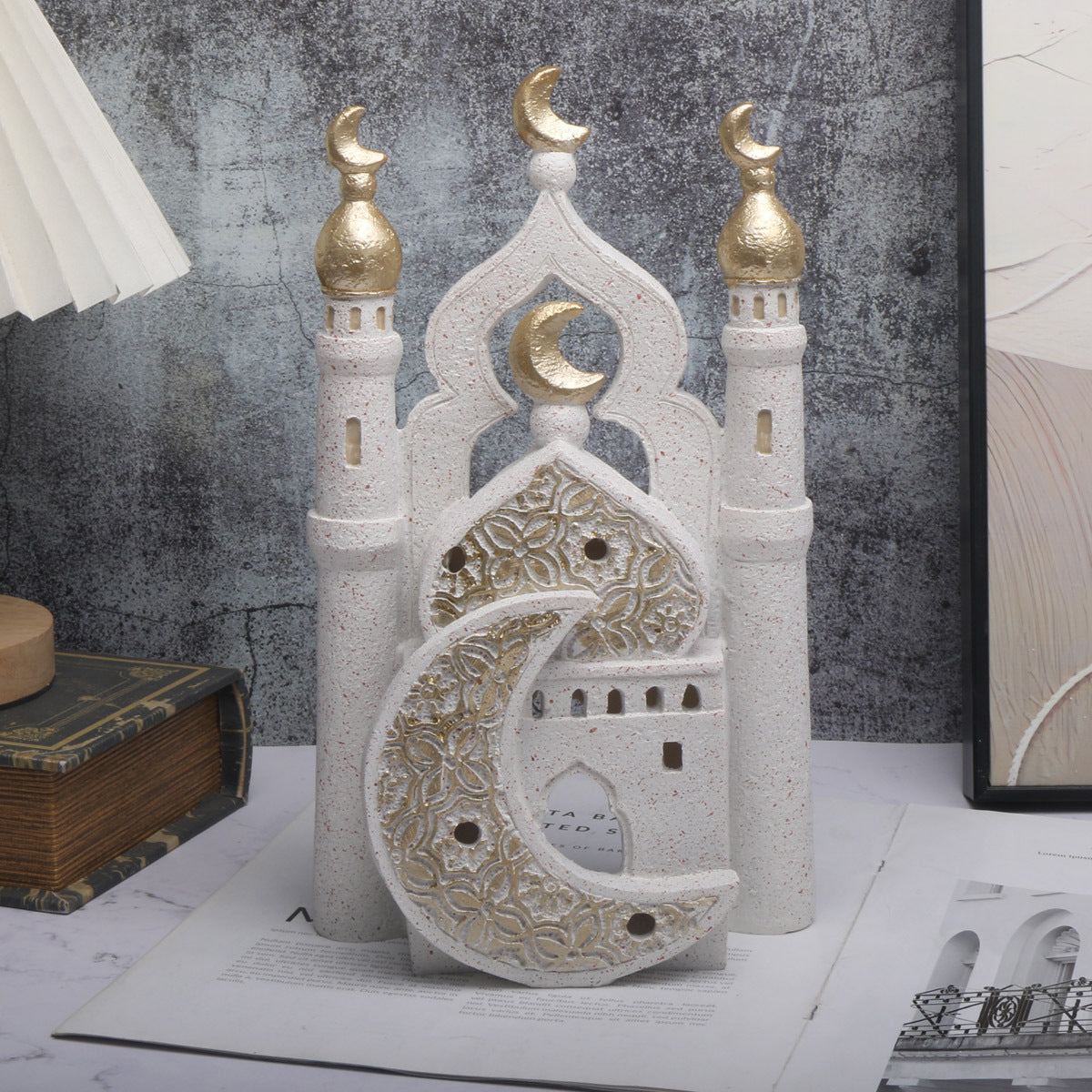 Islamic Mosque Resin Decorative Ornament (MAC396)