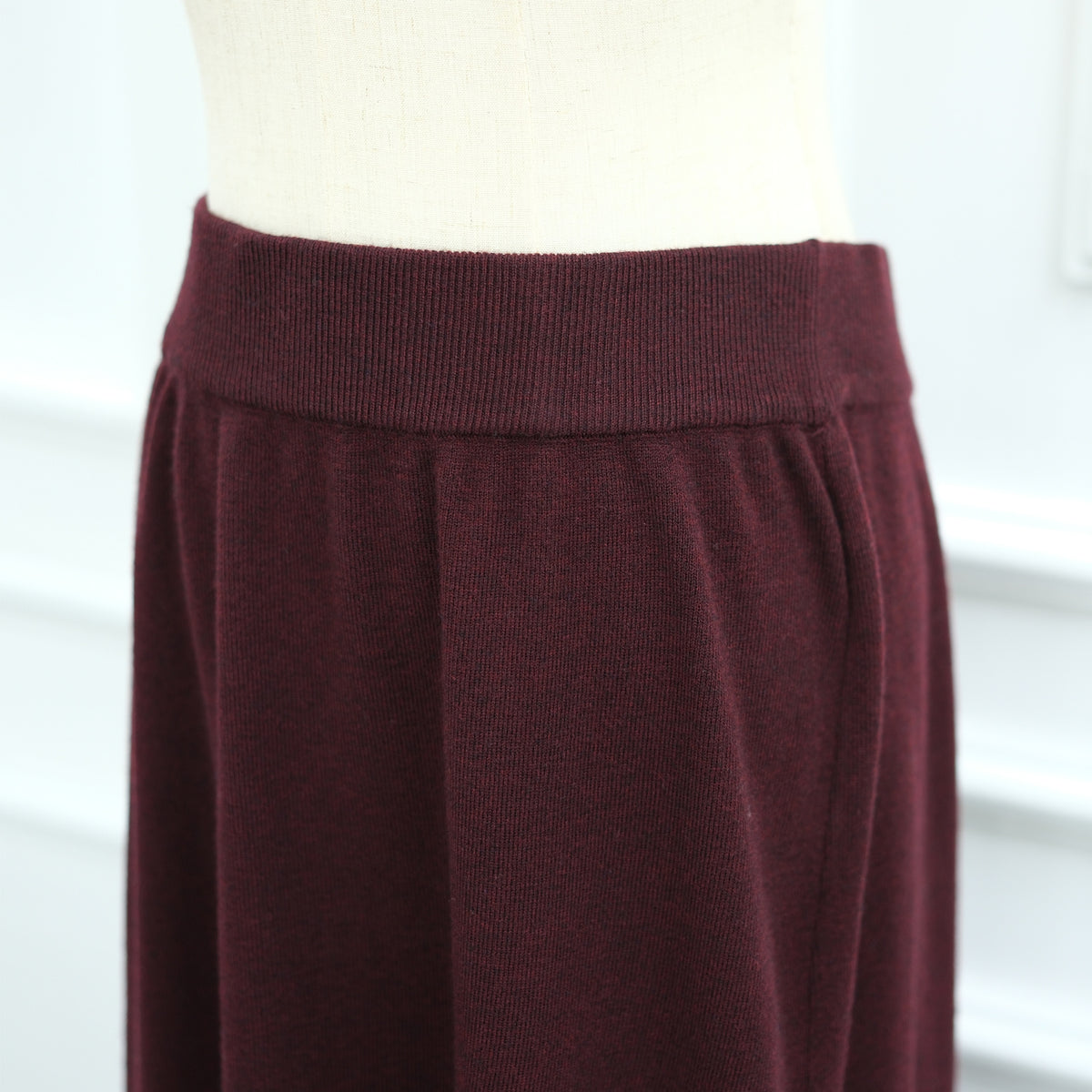 Modest Cape Knit Top & Maxi Skirt Set(MS537)