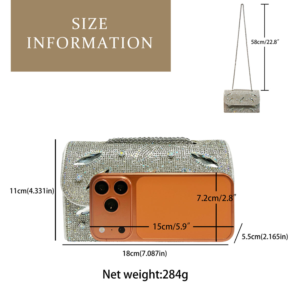 Elegant Faux Pearl Evening Clutch Bag - Vintage Style Beaded Handbag & Crossbody Purse for Weddings & Parties(MAC490)