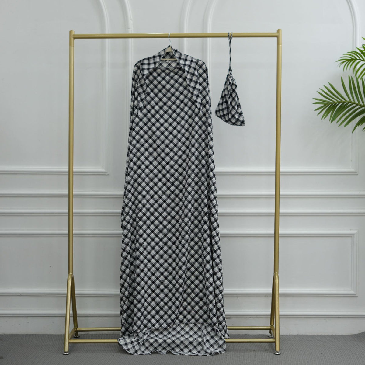 Printed One-Piece Hijab Abaya Prayer Set(MJ025)