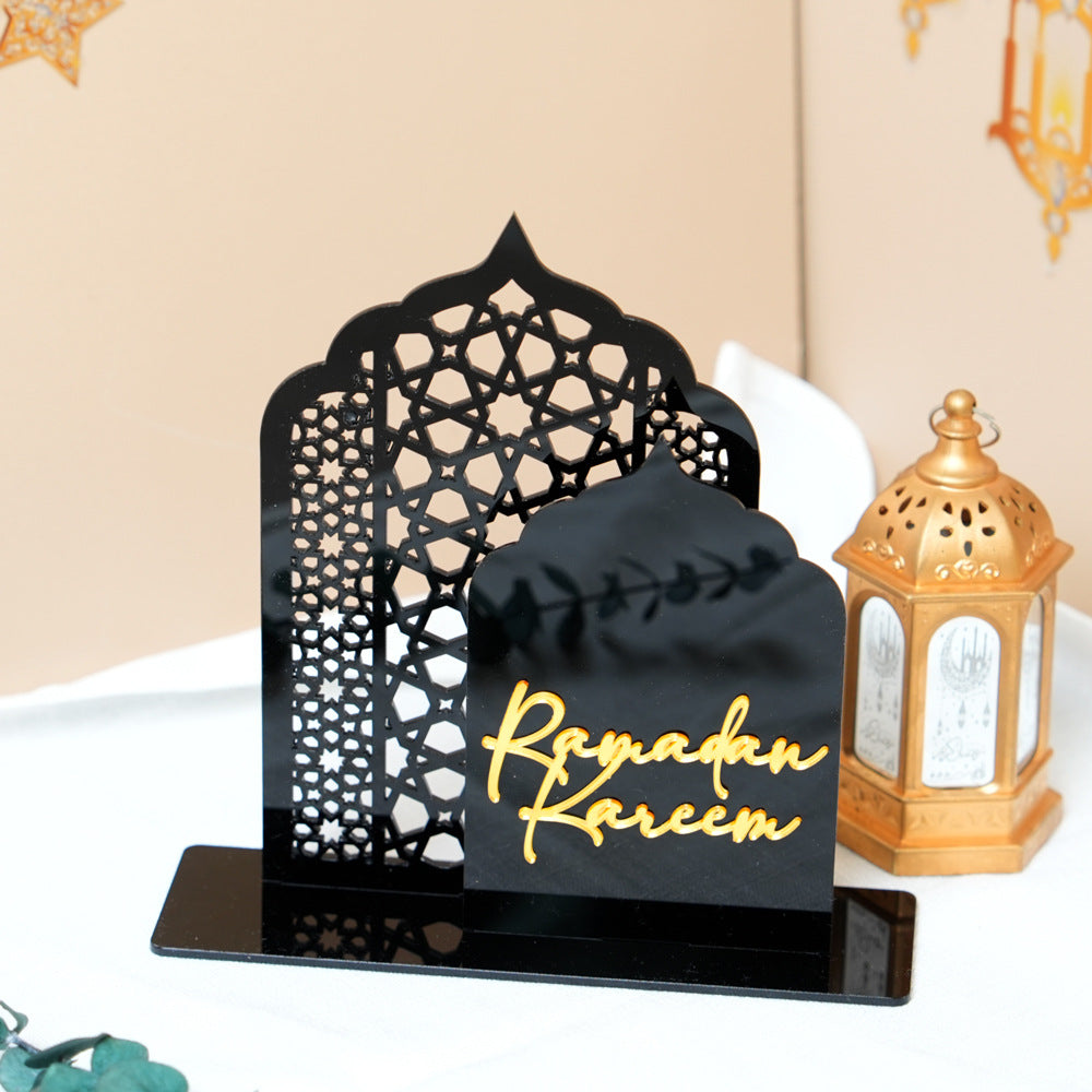Islamic Hollow Pattern Acrylic Tabletop Decor (MAC404)