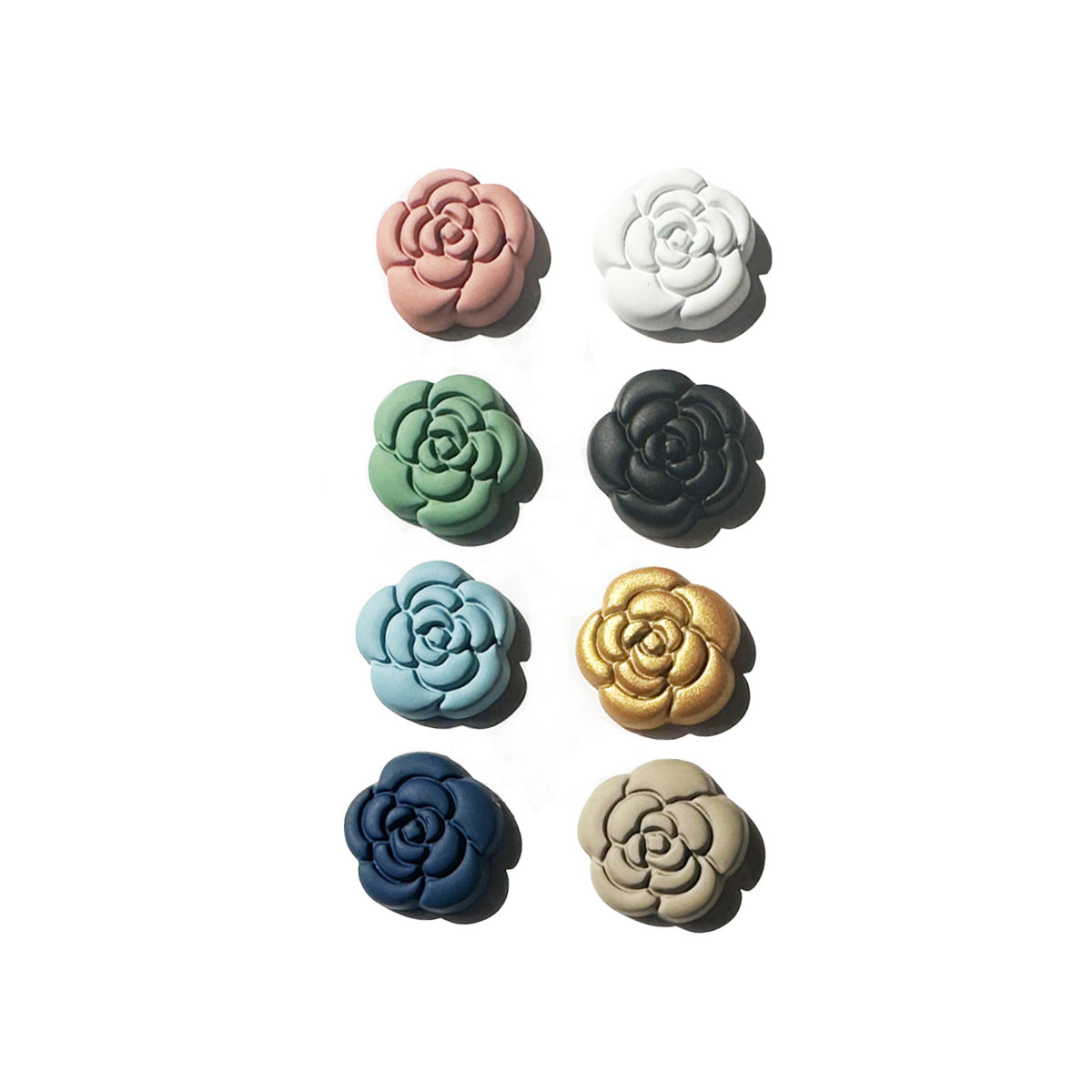  Secure Elegance Camellia Magnetic Hijab & Scarf Pin (MAC342)