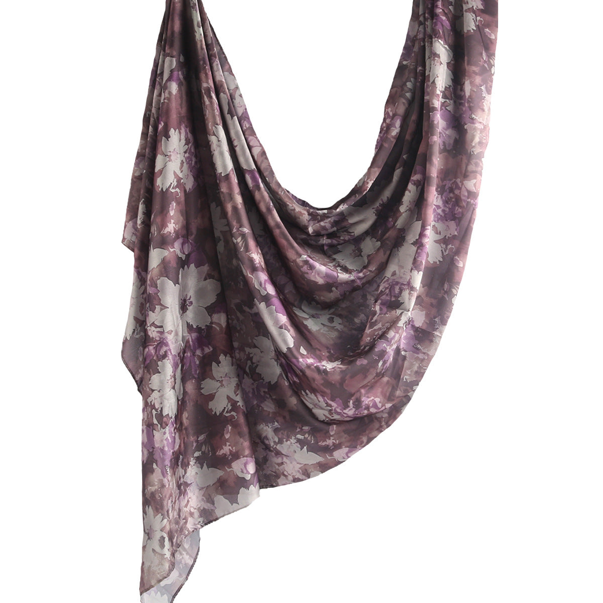 Silk Marble Print Hijab Scarf(MH209)