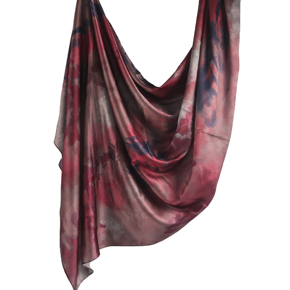 Silk Marble Print Hijab Scarf(MH209)
