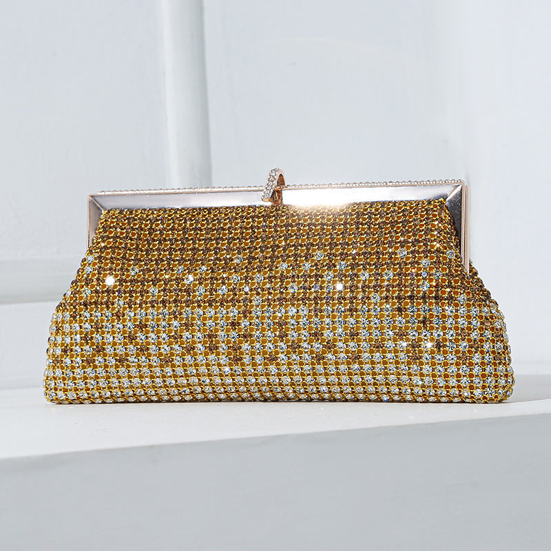 Handmade Rhinestone Crystal Evening Clutch Bag – Luxury Sparkling Party Handbag (MAC487)