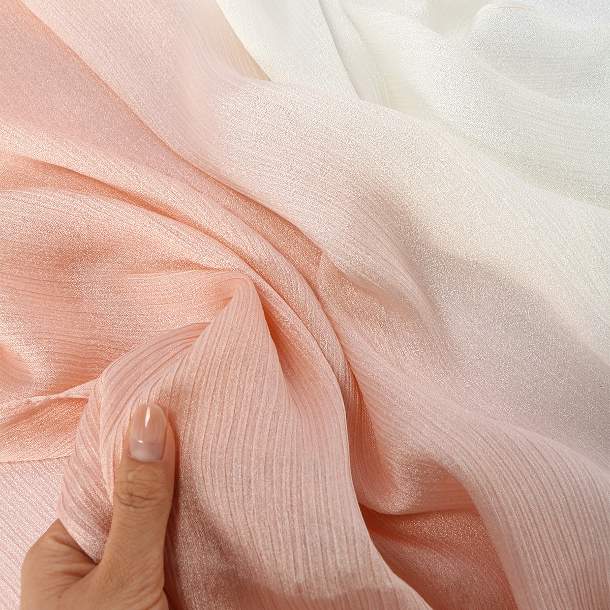 Gradient Crinkle Texture Hijab Scarf (MH253)