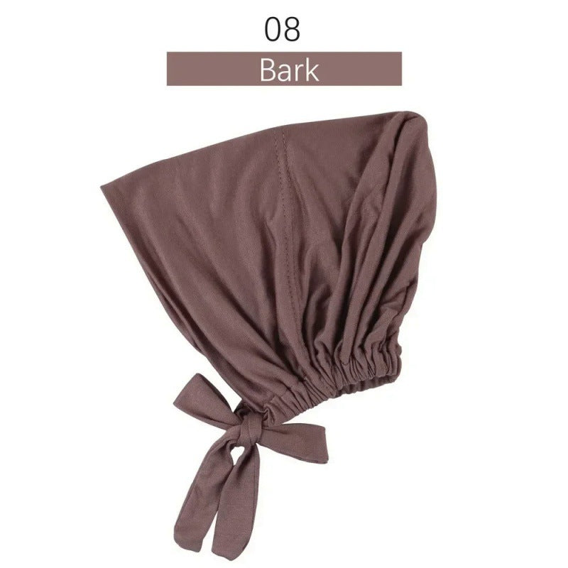 Modal Tie-Back Under Cap | Adjustable Hijab Bonnet(MH200)