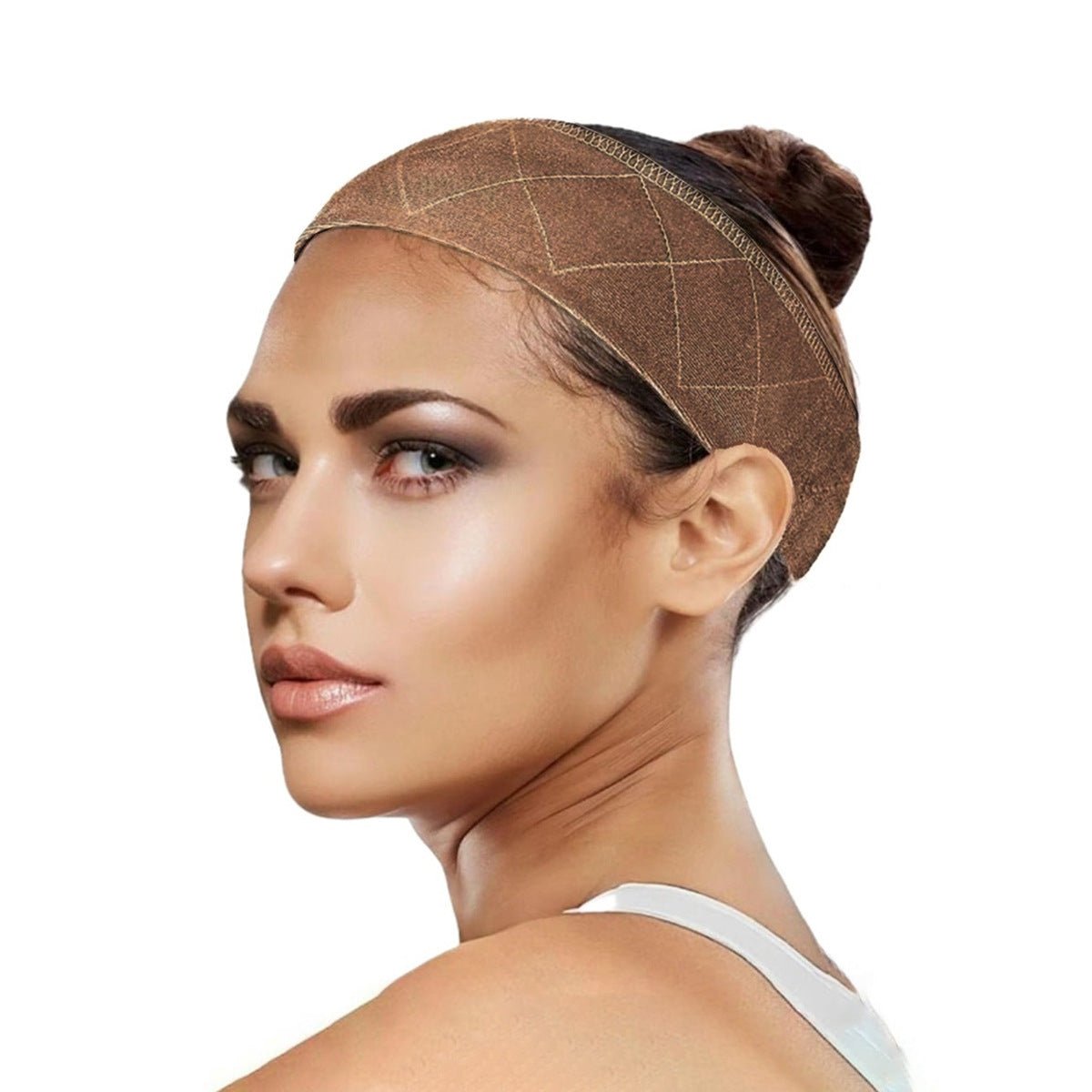 Adjustable Velvet Hijab Grip Headband(MAC486) - Mariam's Collection