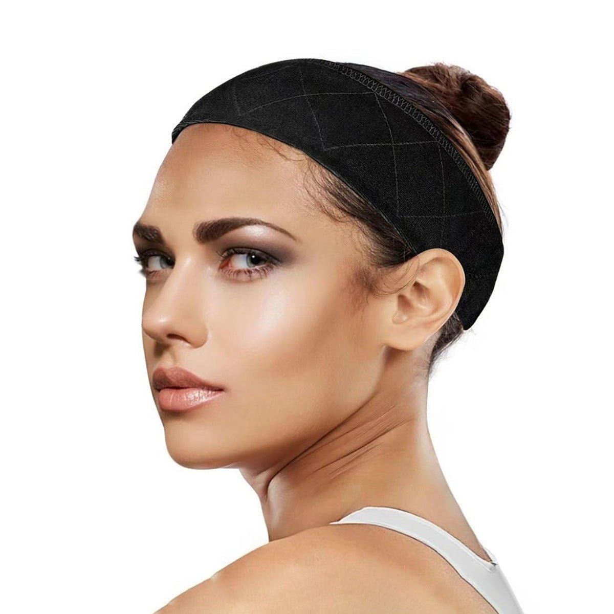 Adjustable Velvet Hijab Grip Headband(MAC486) - Mariam's Collection