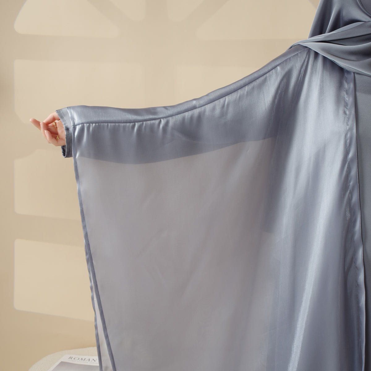 Archive Piece Organza Open Abaya - MP021 (Size M Only) - Mariam's Collection