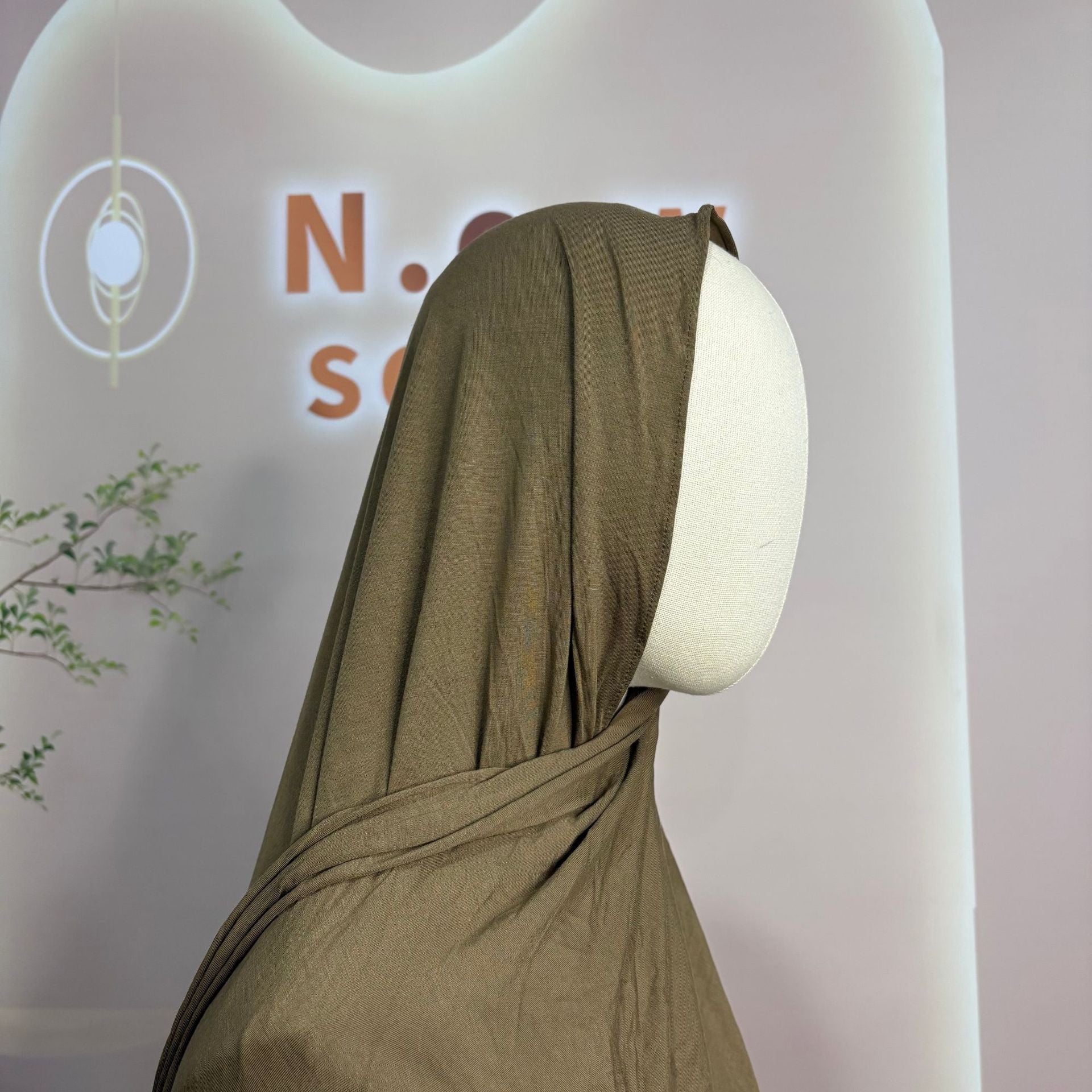 Bamboo Jersey Hijab Scarf(MH255) - Mariam's Collection