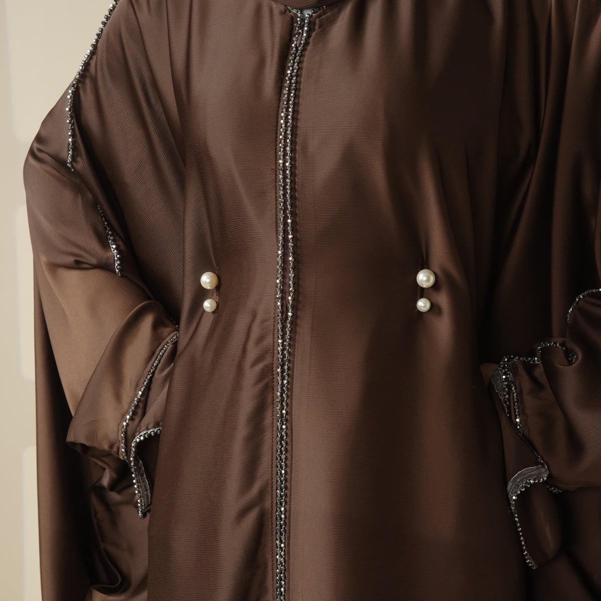Batwing Abaya With Matching Hijab | Batwing Sleeve Abaya (MA041) - Mariam's Collection